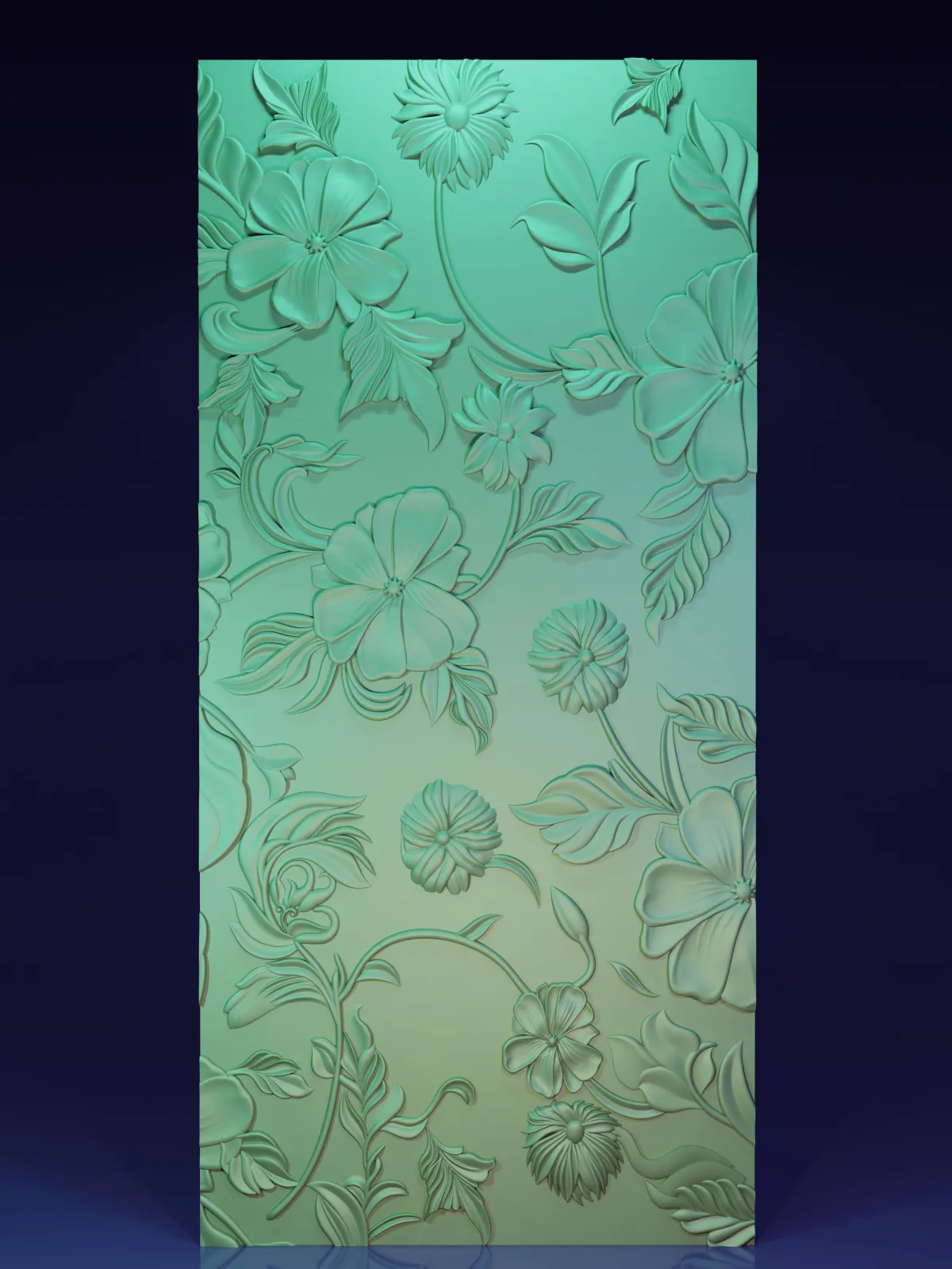Floral 3D Panel
