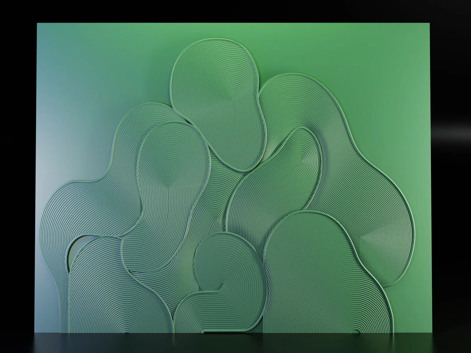 Abstract 3D Panel