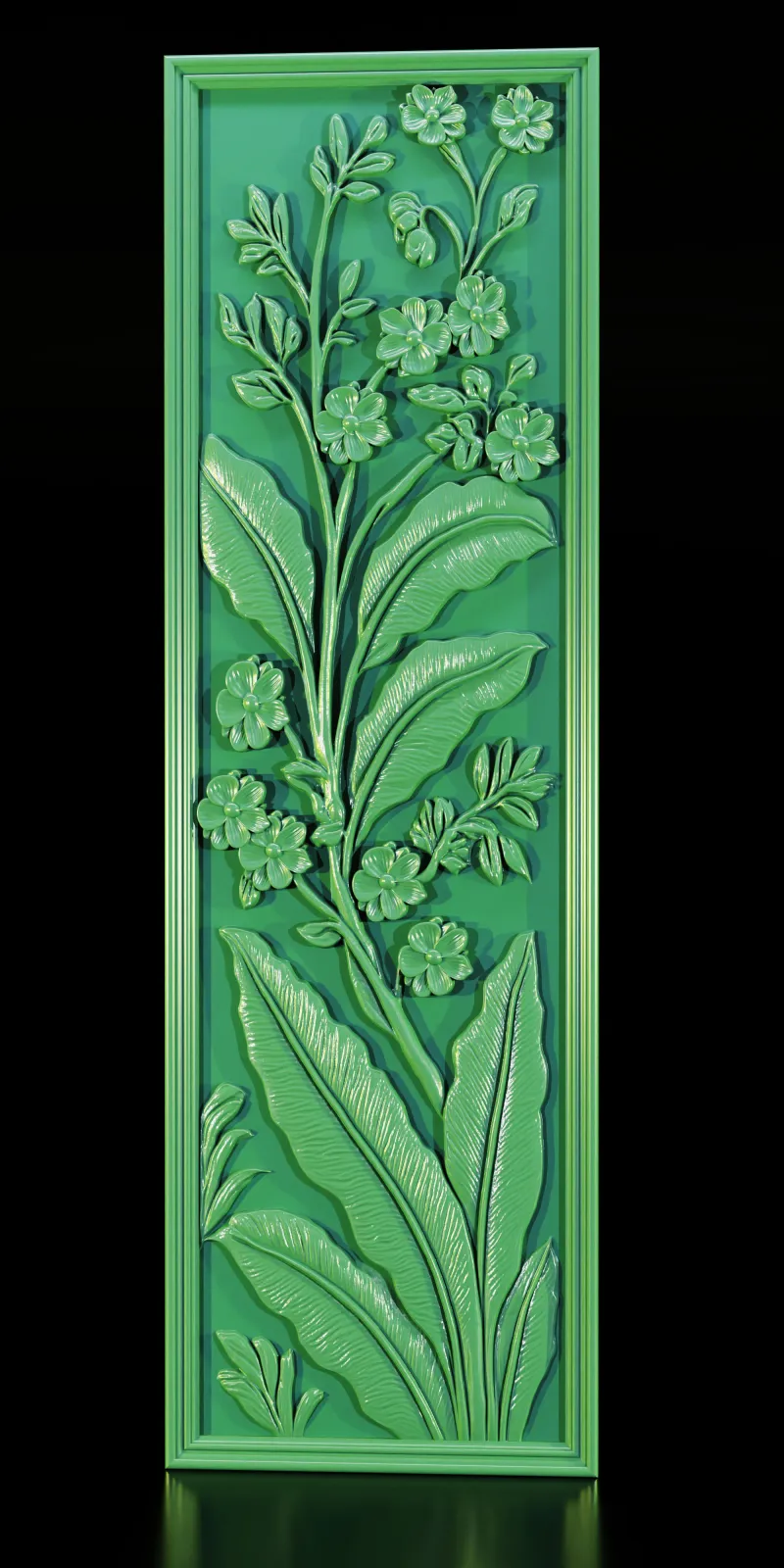 Floral Door Panel