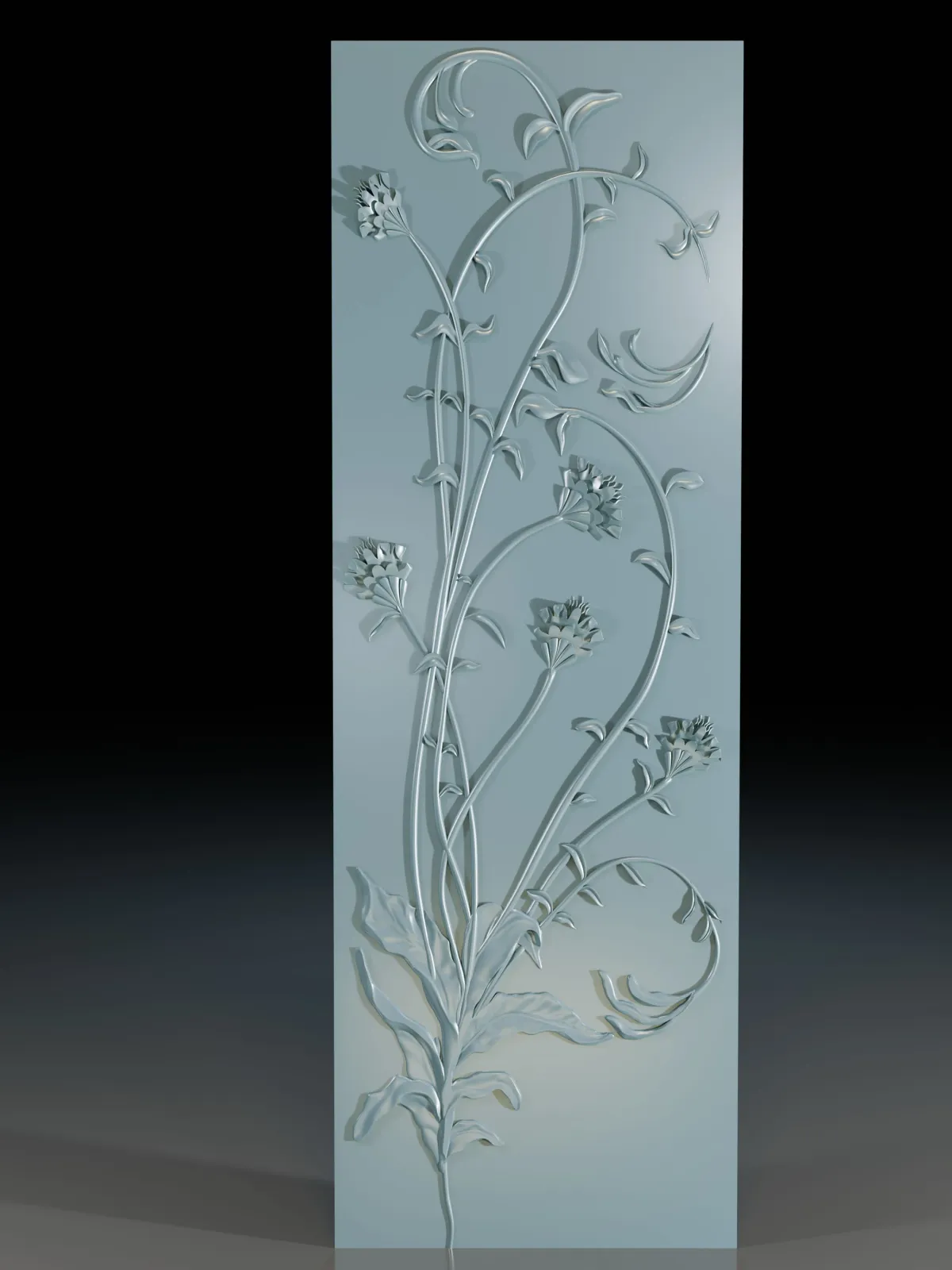 Decorative Floral Panel