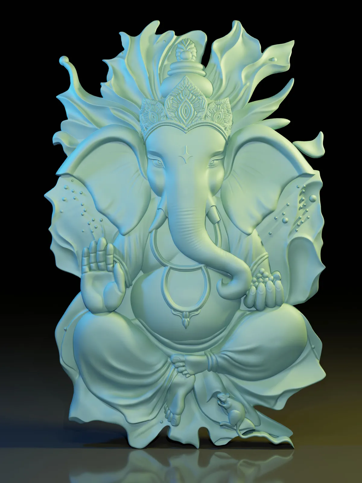 Ganesha 3D Sculpture