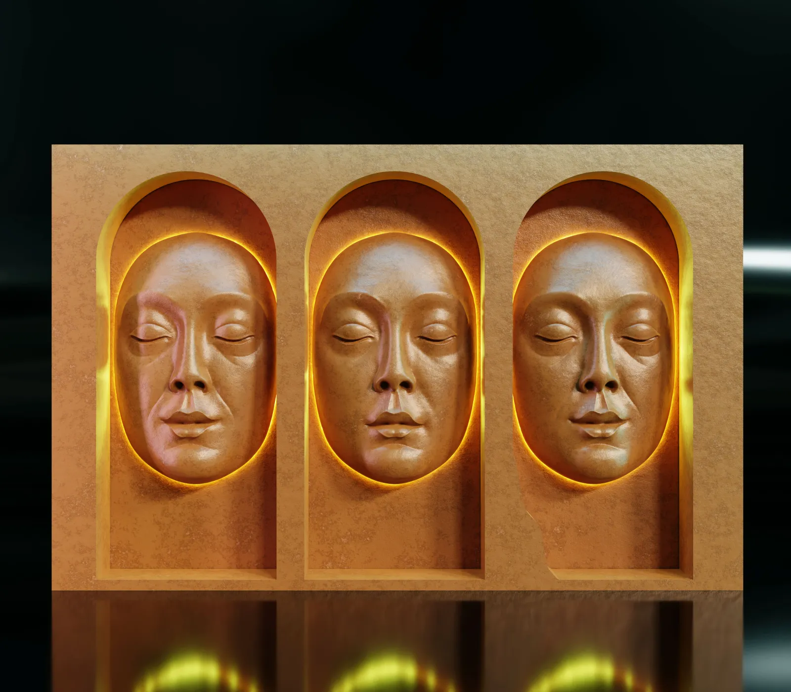 Meditative Face Panel