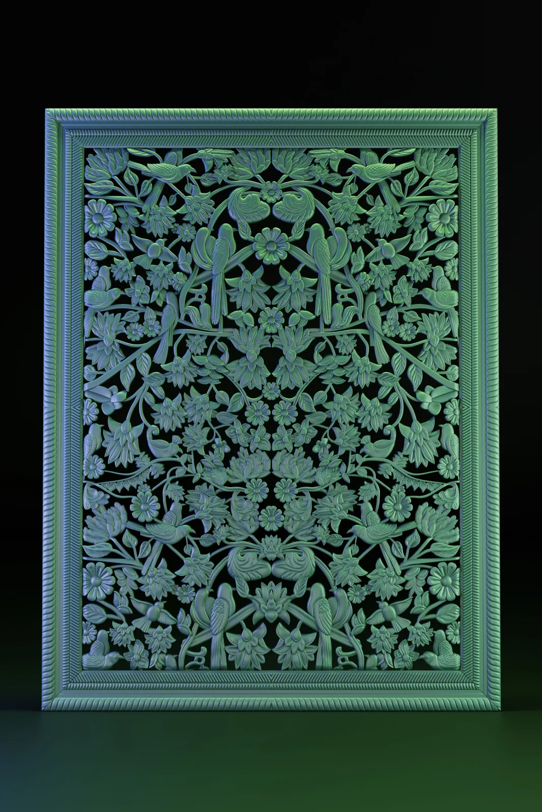 Floral Jali Panel